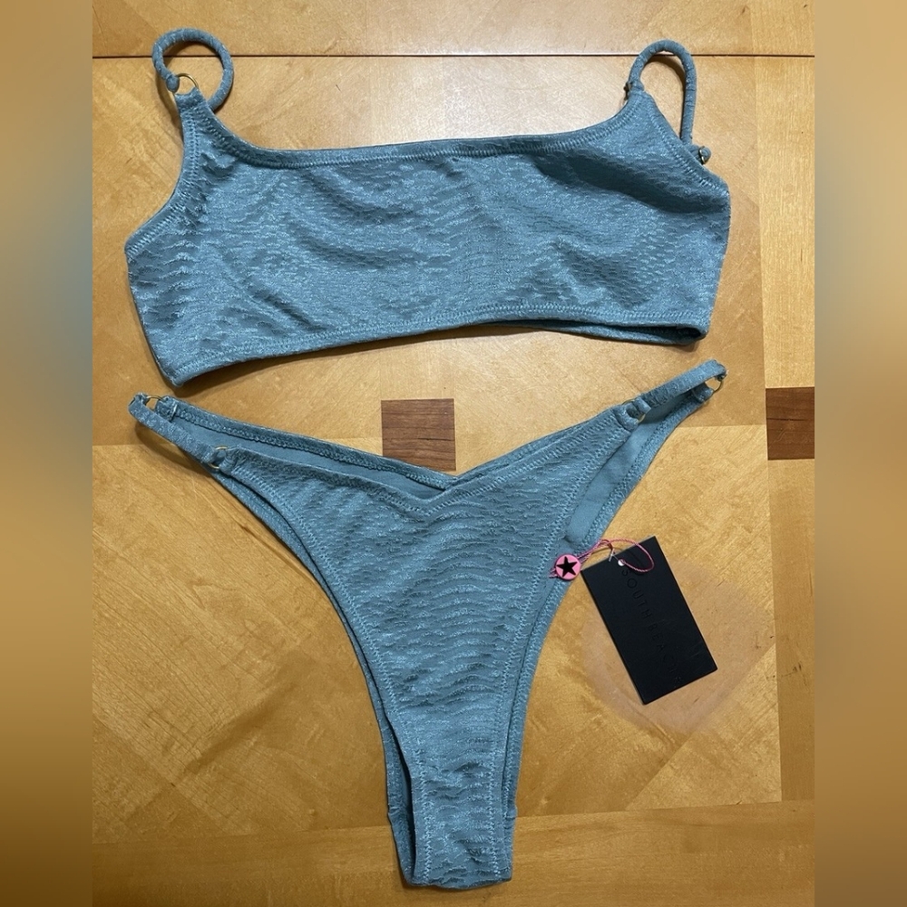 South Beach Teal Bikini Set US 6 EUR 38